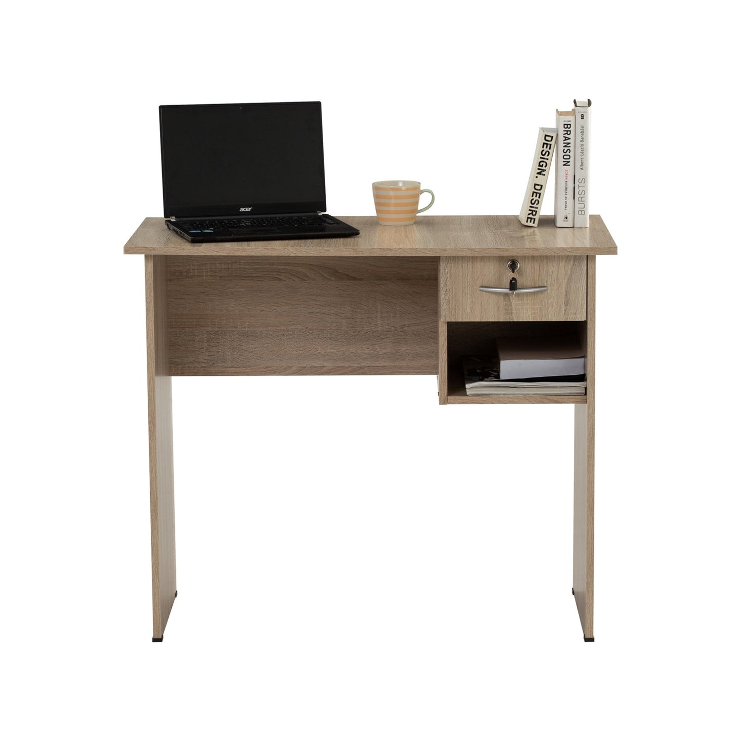 [DESK] AURELIUS 3' OFFICE TABLE SONOMA OAK