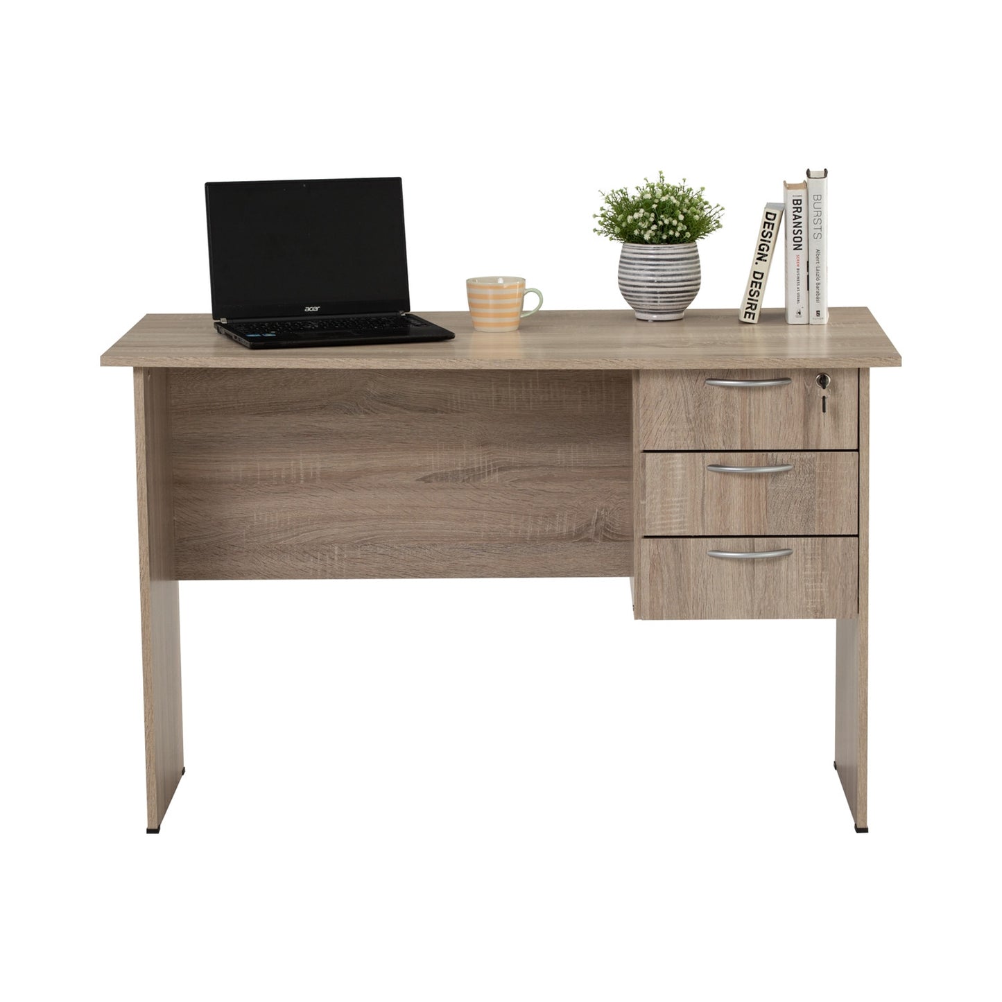 [DESK] AURELIUS 4' OFFICE TABLE SONOMA OAK