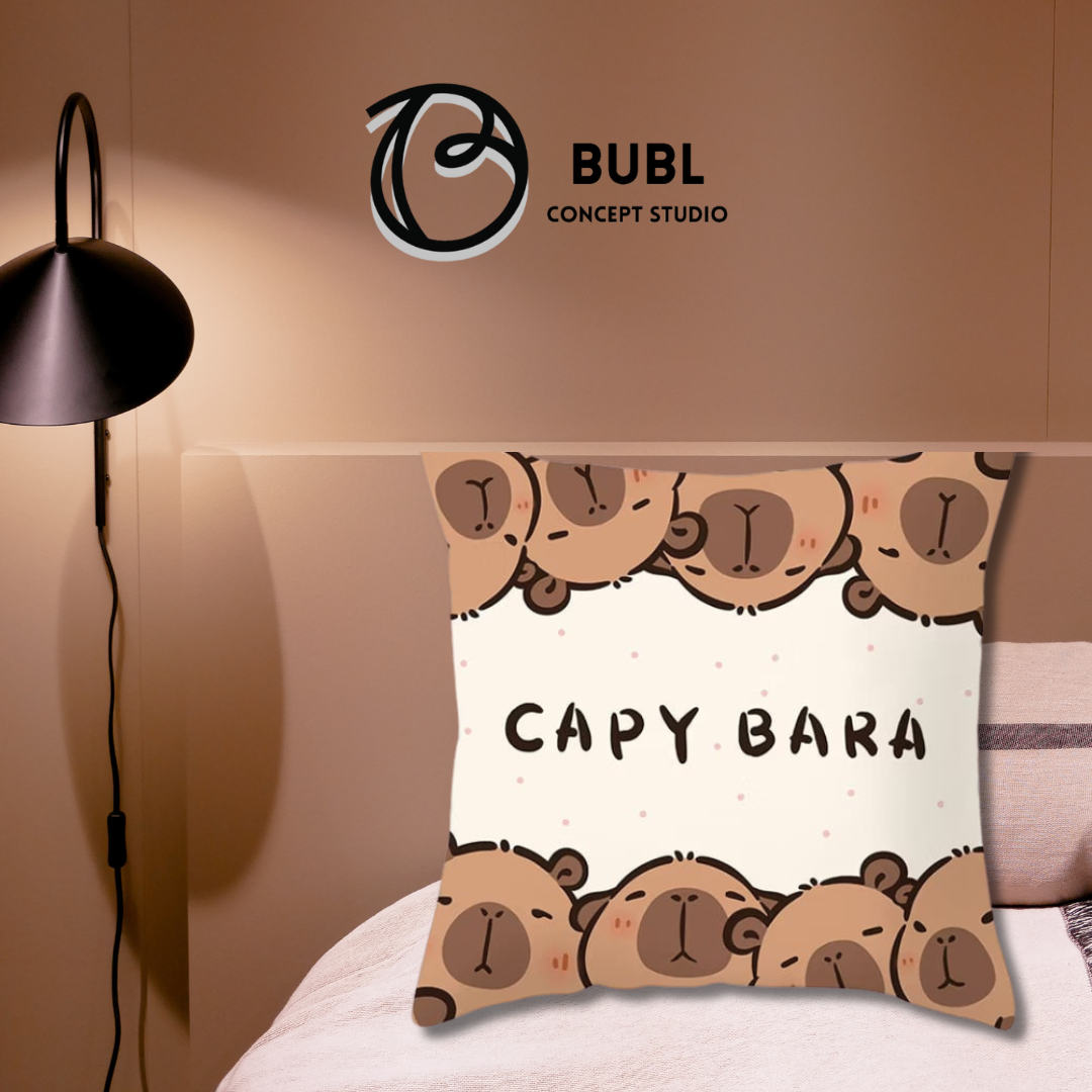 40X40 CAPYBARA THROW PILLOW