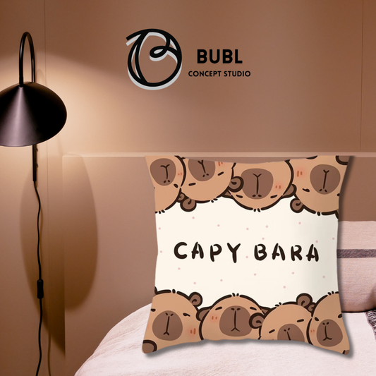 40X40 CAPYBARA THROW PILLOW