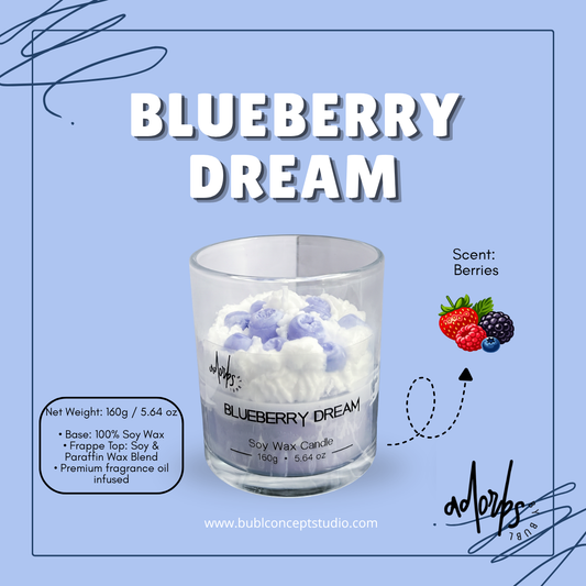 [FRAPPE SERIES] BLUEBERRY DREAM CANDLE 🫐