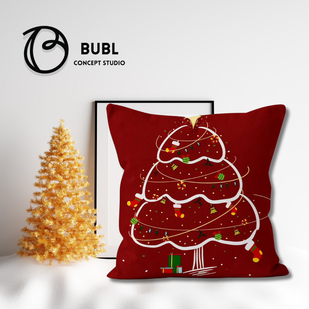 [SEASONAL] 40X40 CHRISTMAS TREE THROW PILLOW