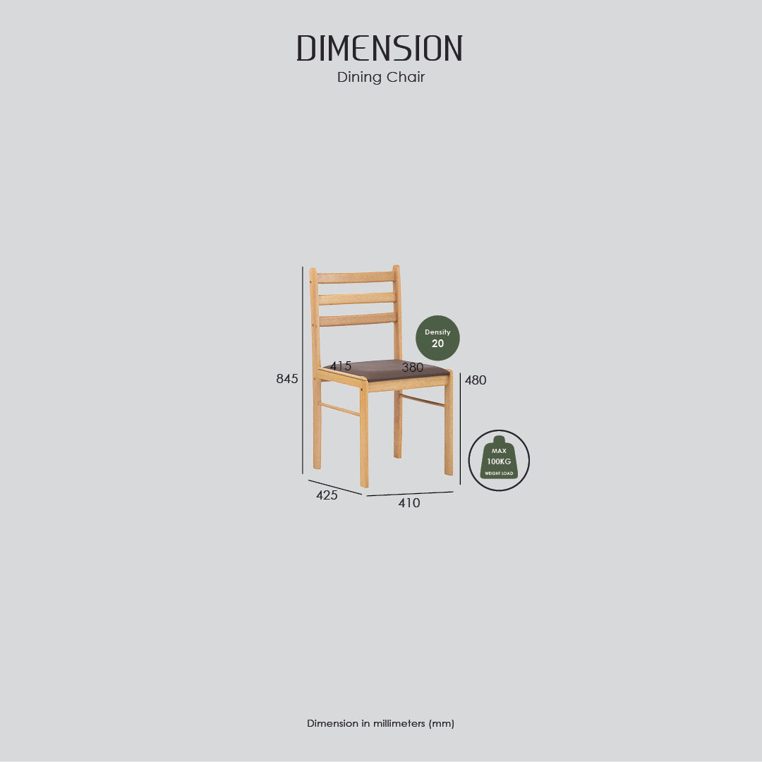 [DINING] MENTARI OAK SET