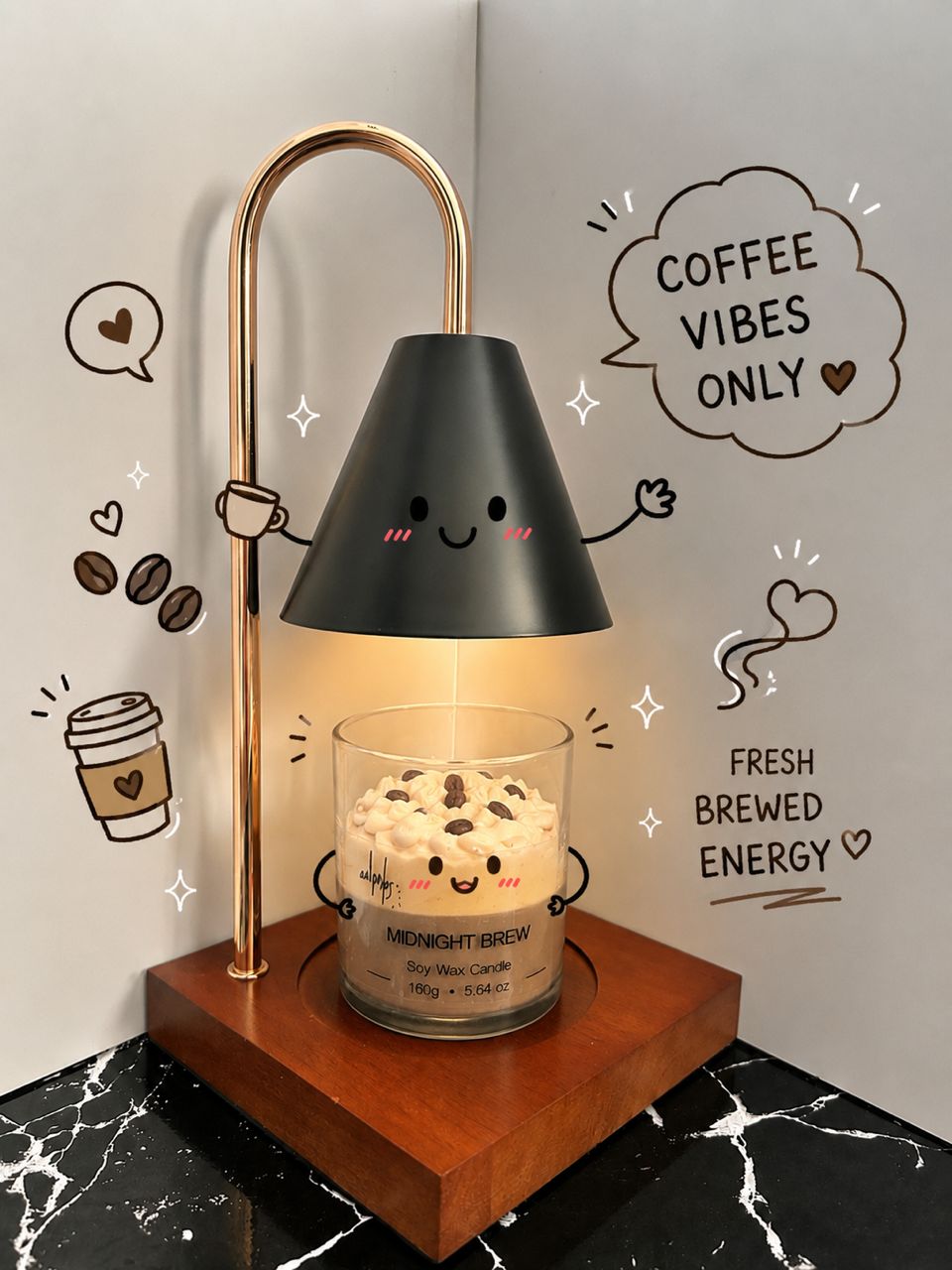 [FRAPPE SERIES] MIDNIGHT BREW CANDLE ☕
